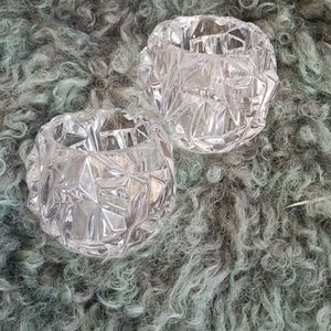 2 tiffany & co votive candle holders